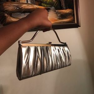 Silver clutch